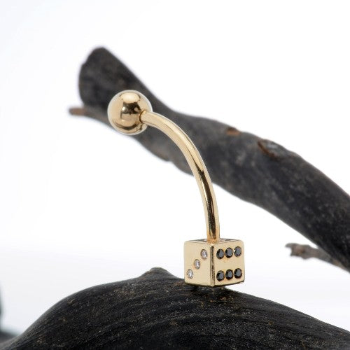 Dice Navel Piercing